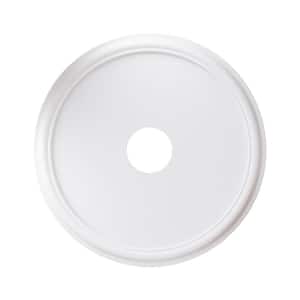 21 in. Smooth White Ceiling Medallion