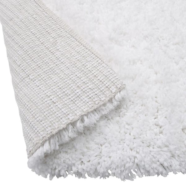 Lavish Home White 2 ft. x 5 ft. Cotton Reversible Extra Long Bath Rug  Runner 67-0019-W - The Home Depot