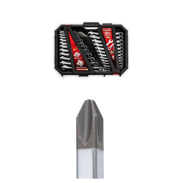 SAE/MM Combination Wrench Set (24-Piece) and Screwdriver Set (15-Piece) Combo