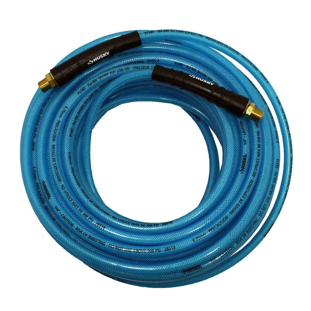 Husky 1/4 in. x 50 ft. Poly Air Hose AB-12-1 - The Home Depot