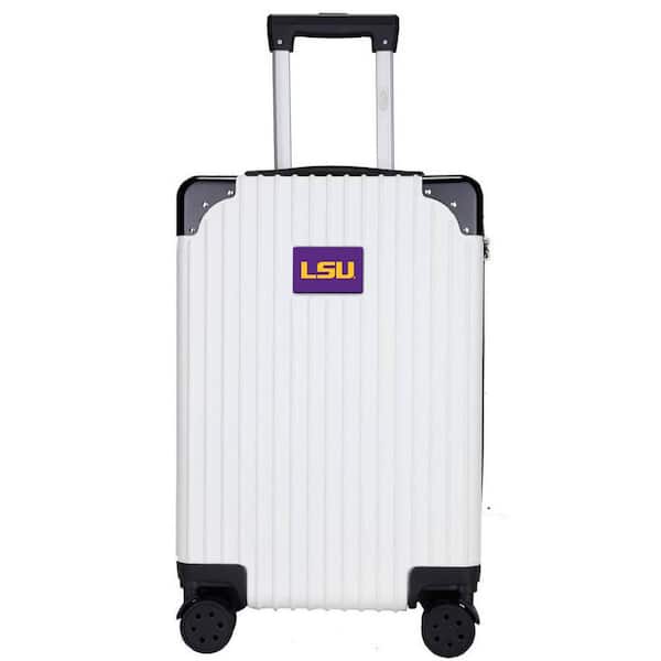 Mojo Louisiana Tigers premium 2-Toned 21 in. Carry-On Hardcase in White