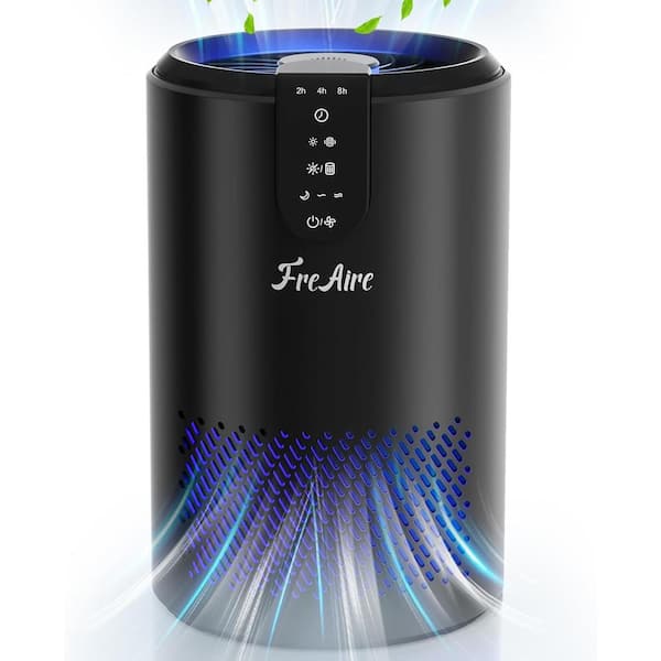 Unbranded 538 sq. ft. HEPA Filter Air Purifier for Home with 3-in-1 Filter, Sleep Mode and Timer in Black