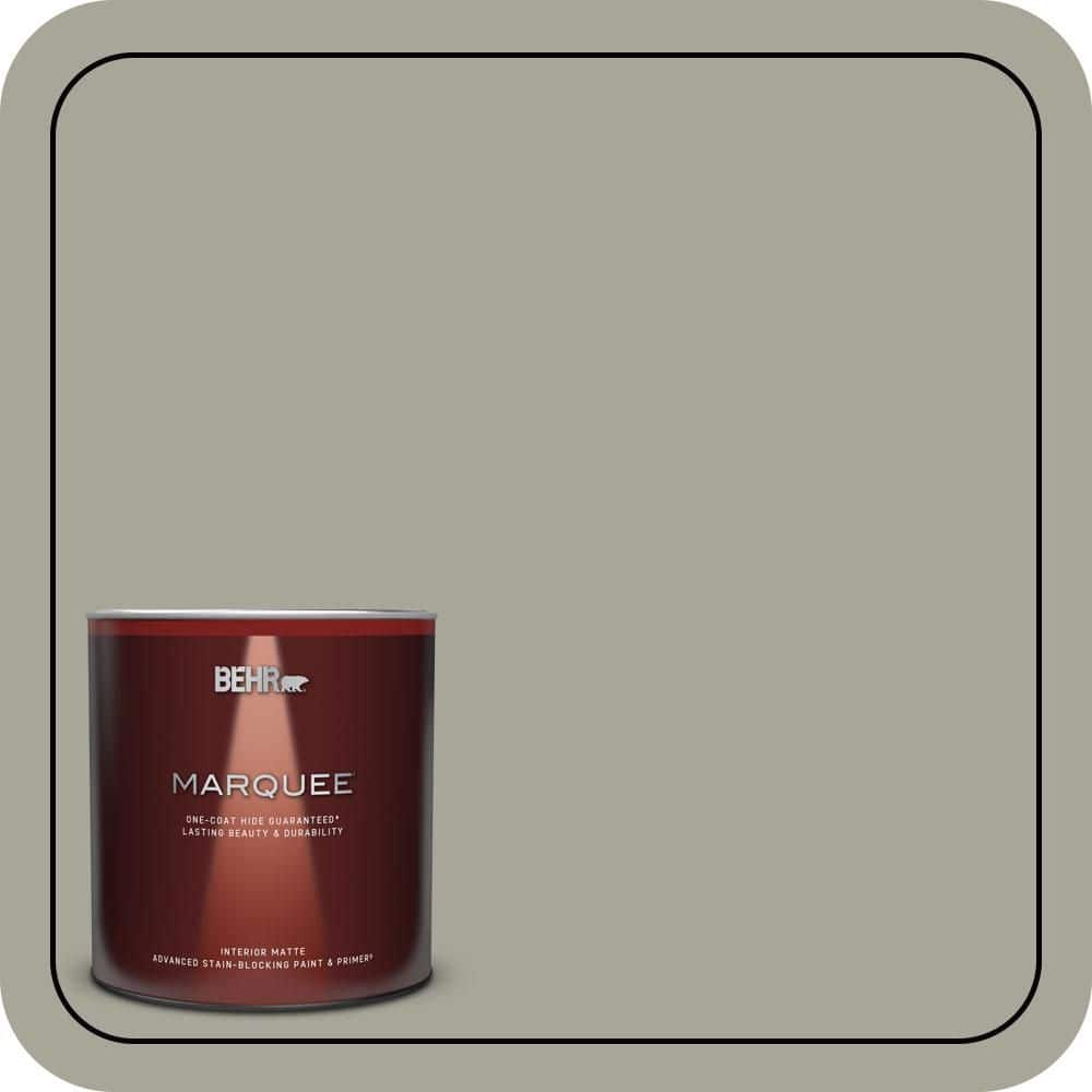 1 Qt. #N370-4A Historical Gray One-Coat Hide Matte Interior Paint & Primer product image for price tracking