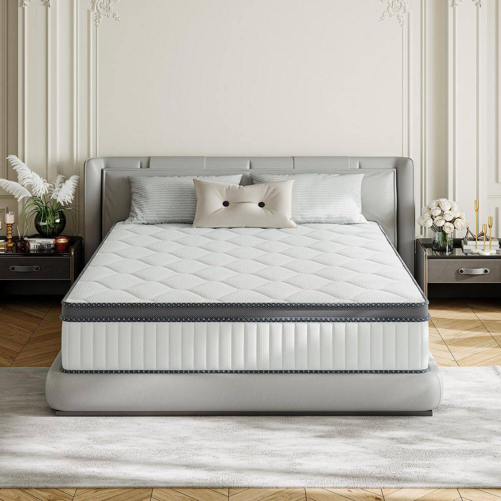 Queen Size Firm Hybrid Memory Foam 10 in. Individual Pocket Spring Support Breathable Mattress price history on PriceWatchPro