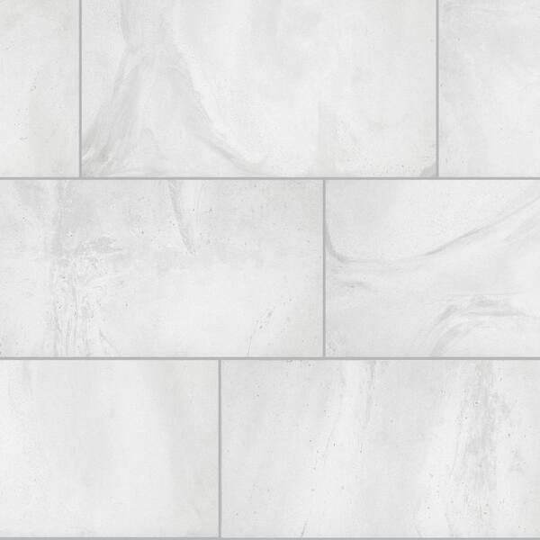 Florida Tile Home Collection Stonewall White Rectified Porcelain Floor and Wall Tile (425.6 sq. ft./ pallet)