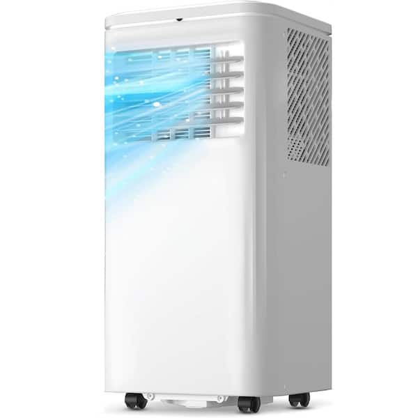 Lifeplus 14,000 BTU Portable Air Conditioners Up to 500 sq. ft. Dehumidifier and Fan Modes with Remote, White