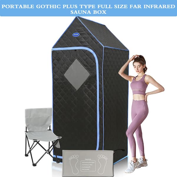Steam Sauna With Red Light Therapy Lamp, Portable Infrared Saunas Tent