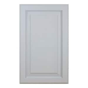 15.5 in. W x 29.5 in. H x 3.5 in. D Cutlass Raised Panel Gray Recessed Solid Wood Medicine Cabinet without Mirror