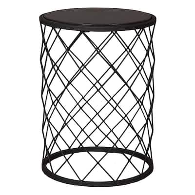 Metal Wrought Iron Patio Tables, Black Wrought Iron Patio Side Table