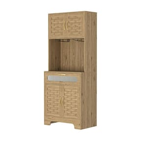 Pantry Buffet Cabinet Freestanding Hutch Cupboard for Home