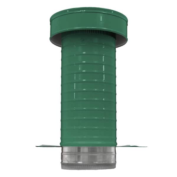 6 in. Dia. Aluminum Keepa Roof Jack in Green