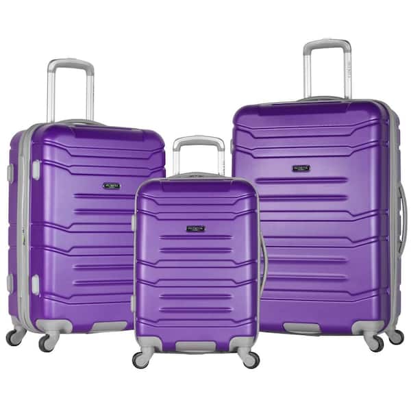 Olympia USA Denmark 3-Piece Expandable Hardcase Luggage Set