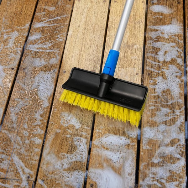 Unger Lock On Multi Angle Scrub Brush, Hardwood Floor Scrub Brush