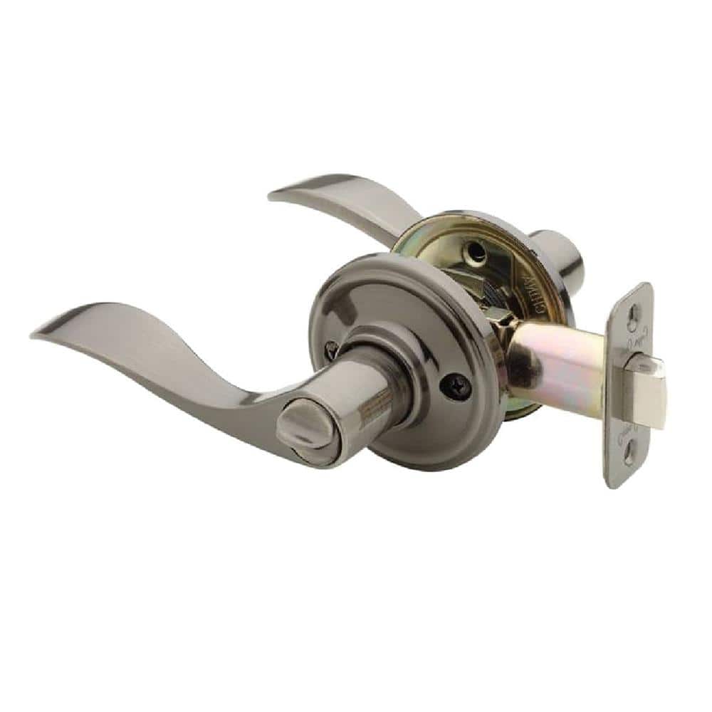 Waverlie Antique Nickle Privacy Bed/Bath Door Handle price history on PriceWatchPro
