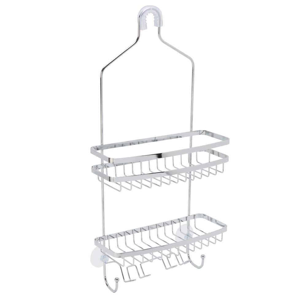 Bath Bliss Venice Flat Wire Shower Caddy - CHR 23386-CHR - The Home Depot