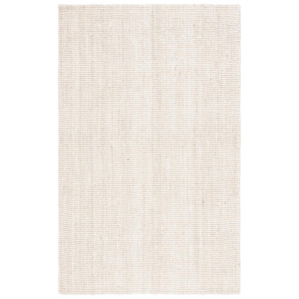 SAFAVIEH Natural Fiber Ivory 2 ft. x 5 ft. Woven Cross Stitch Area Rug