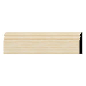 WM518 0.56 in. D x 5.25 in. W x 96 in. L Wood Pine Baseboard Moulding