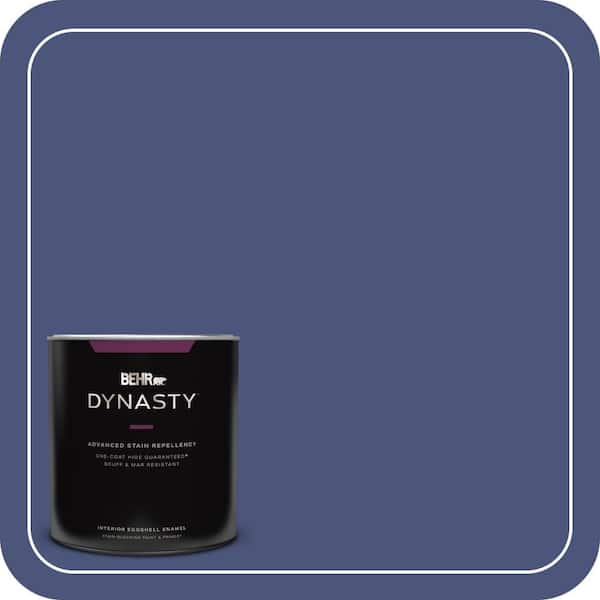 BEHR DYNASTY 1 qt. #620D-7 Deep Indigo Eggshell Enamel Interior Stain-Blocking Paint and Primer