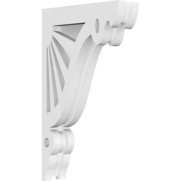 Ekena Millwork Marshall 1.5 in. W x 11 in. H x 6.5 in. D Signature Urethane Polyurethane Corbel