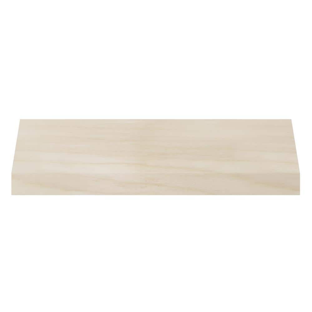 Unfinished Poplar Wood Crown Moulding 96" Length