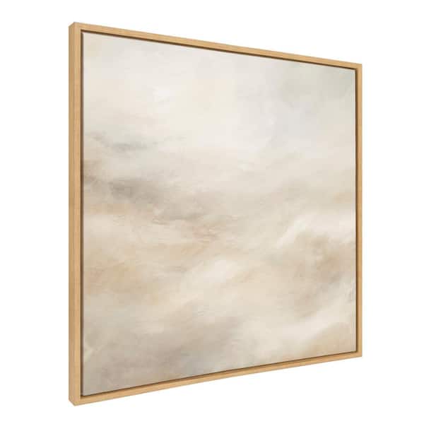 Sylvie Tonal Abstract Framed Canvas by the Creative Bunch Studio (Set of 1) Abstract Art Print 30.00 in. x 30.00 in.