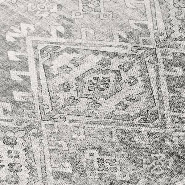Addison Rugs - Bravado Grey 5 ft. x 7 ft. 6 in. Geometric Indoor/Outdoor Washable Area Rug