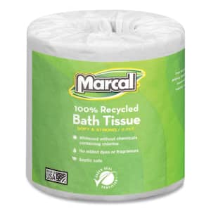 4.1 in. x 3.7 in. Sheet White Bath Tissue 2-Ply (48 Rolls)