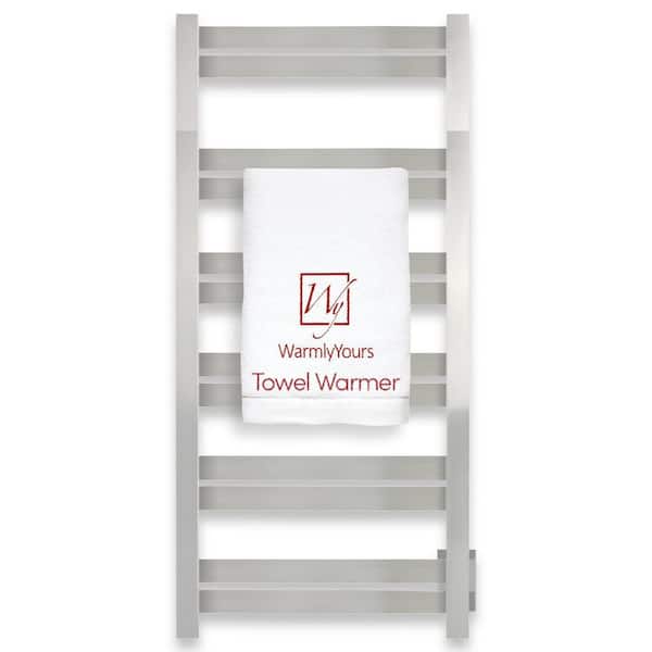 Elevate Grande 12-Bar Hardwire Electric Towel Warmer in Polished Stainless Steel
