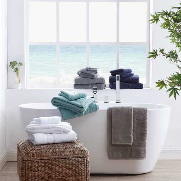 Nautica Oceane 6-Piece Cotton Towel Set, Grey