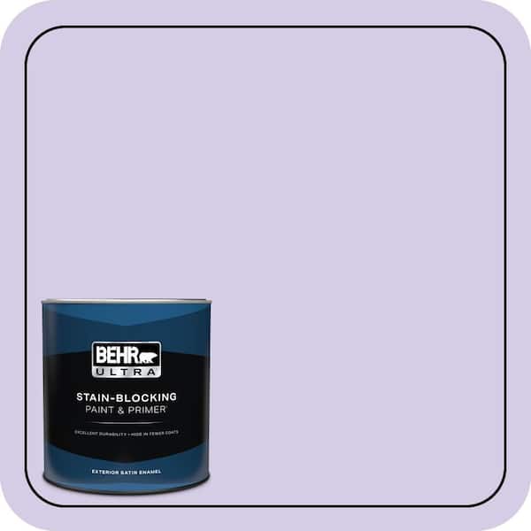 BEHR ULTRA 1 qt. #640A-3 Potentially Purple Satin Enamel Exterior Paint & Primer