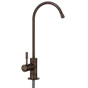 Slake Single Handle Water Filtration Beverage Faucet for Circle RC100 with LED Filter Change Indicator in Antique Bronze
