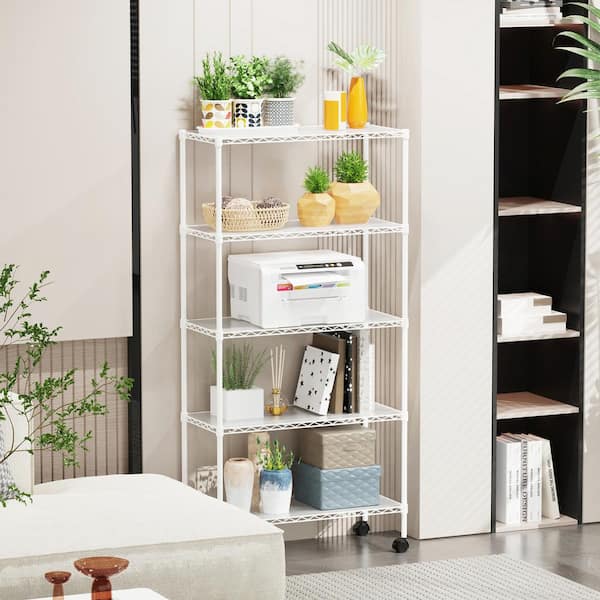 5-Tier Storage Shelf on sale Wire Shelve Unit