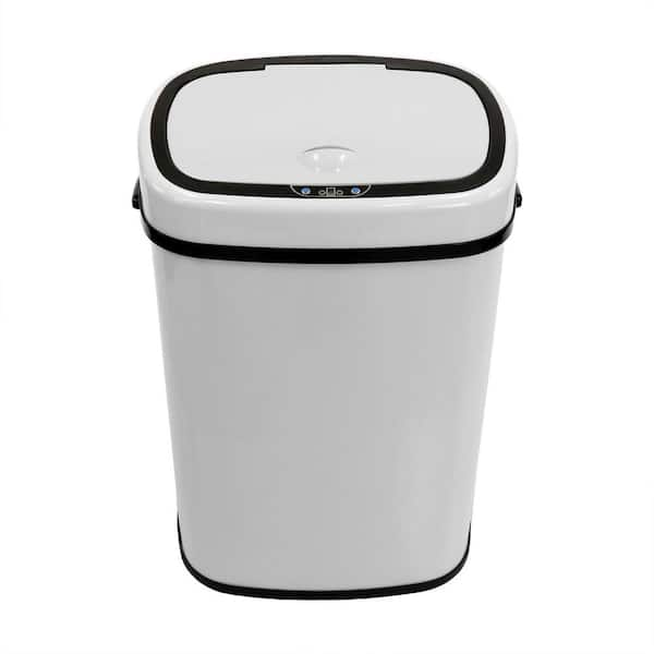 13.2 Gal. (50-Liter) Hands-Free Steel Trash Can with Motion Sensor 