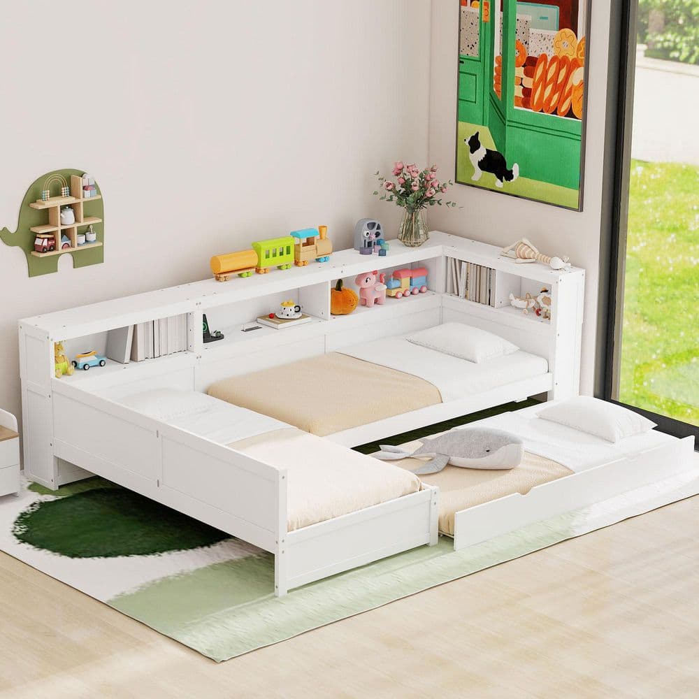 NODEL DESIGN 38kt KING & QUEEN 2個セット white-noble-house-daybeds-
