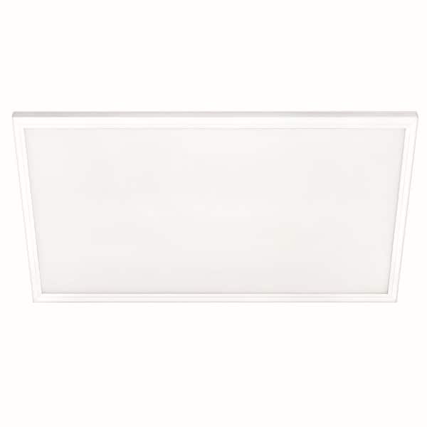Feit Electric 24 in. W x 48 in. L 4500 Lumens 52-Watt Integrated LED Edge-Lit Flat Panel T-Bar Grid Troffer/Flushmount Color Changing