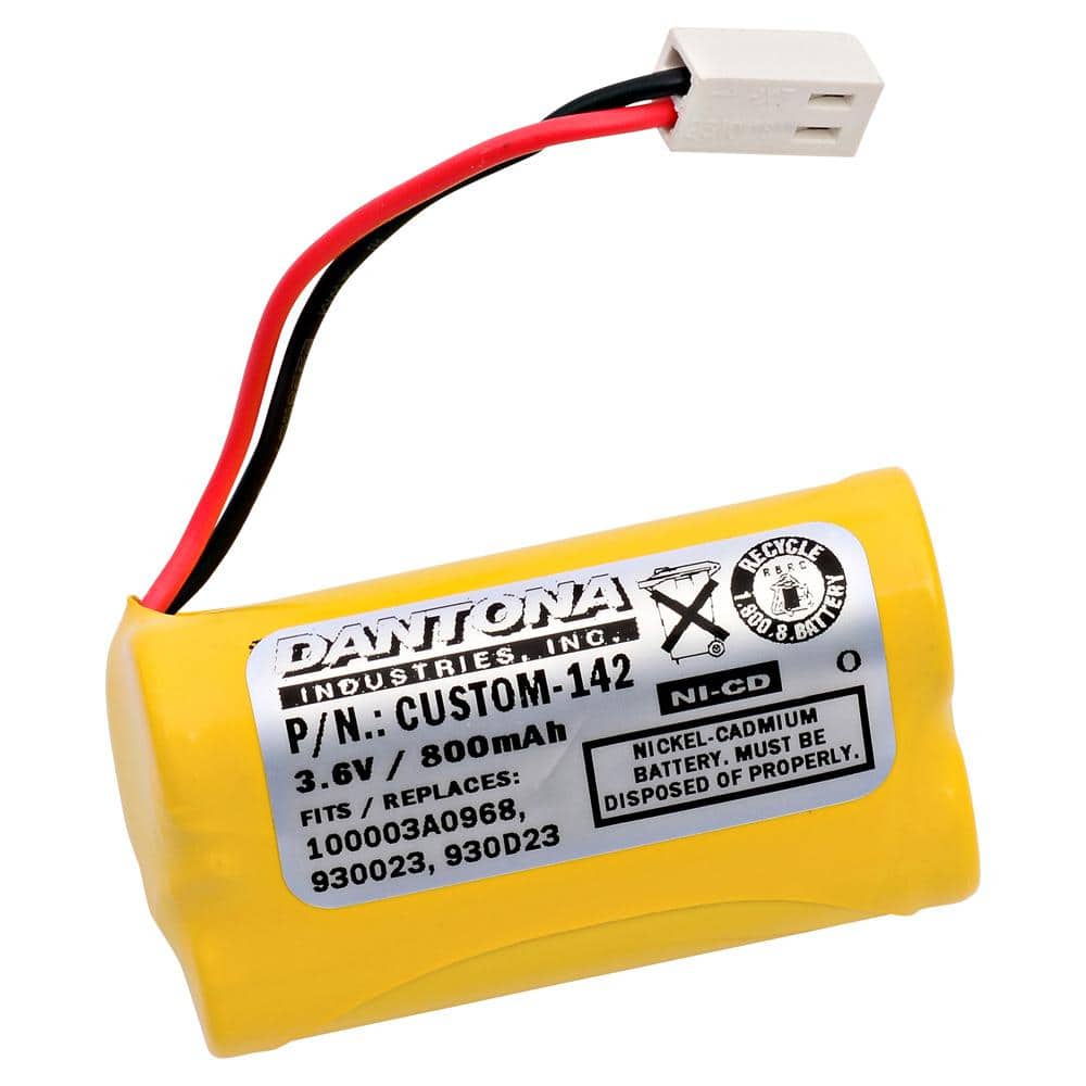 ULTRALAST GREEN Dantona 3.6-Volt 800 mAh Ni-Cd Battery for Self-Power Lighting 930023 Emergency Lighting -  CUSTOM-142