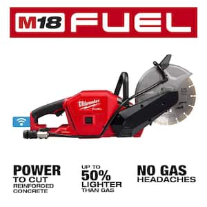 M18 FUEL ONE-KEY 18V Lithium-Ion Brushless Cordless 9 in. Cut Off Saw Kit with Switch Tank Backpack Water Supply Kit
