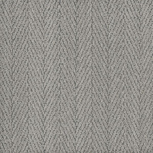 Lifeproof Monterey - Kali - Gray 40 oz. TwistX SD PET Loop Installed Carpet