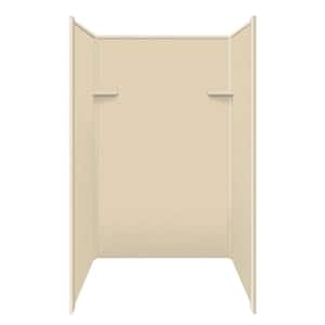 Studio 48 in. W x 72 in. H x 36 in. D 3-Piece Glue Up Alcove Shower Wall Surrounds in Sea Shore