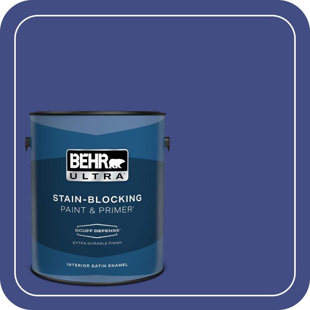 1 gal. #MQ5-48 Boudoir Blue Extra Durable Satin Enamel Interior Paint & Primer price history on PriceWatchPro