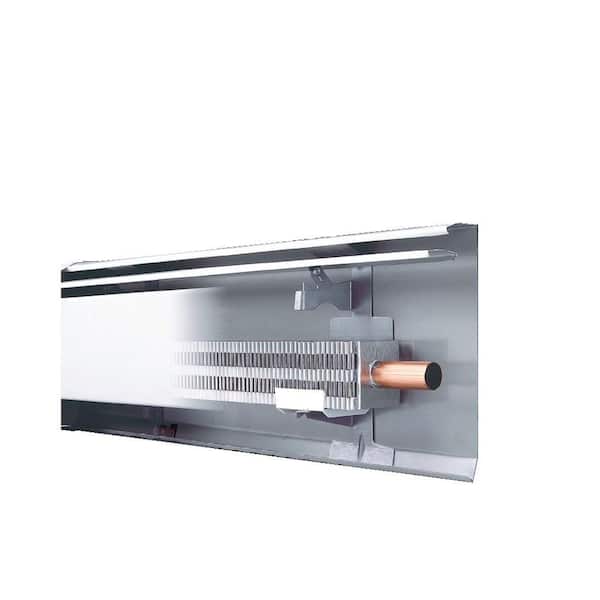 Slant/Fin Fine/Line 30 8 ft. Hydronic Baseboard Heater with Fully Assembled Element and Enclosure in Nu White