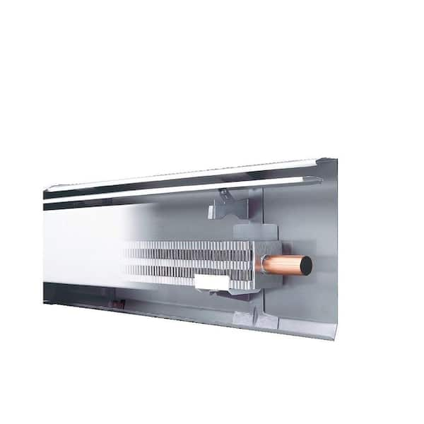 Slant/Fin Fine/Line 30 8 ft. Hot Water Baseboard Heater with Fully Assembled Element and Enclosure in Nu White