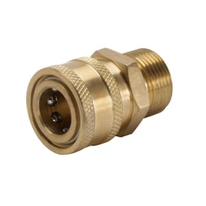 3/8 in. Female Quick Connect x Male M22 Connector for Pressure Washer