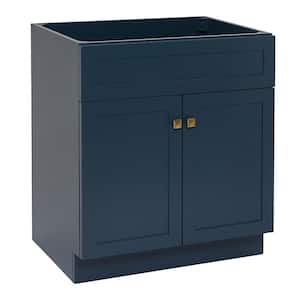 Hamlet 30 in. W x 21.5 in. D x 34.5 in. H . Bath Vanity Cabinet without Top in Midnight Blue