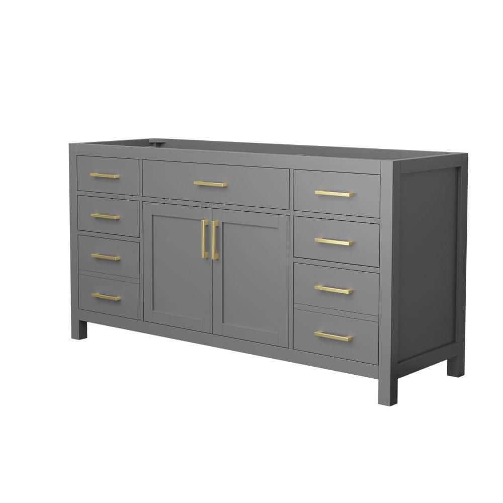 Beckett 65 in. Bath Vanity Cabinet without Top in Dark Gray price history on PriceWatchPro