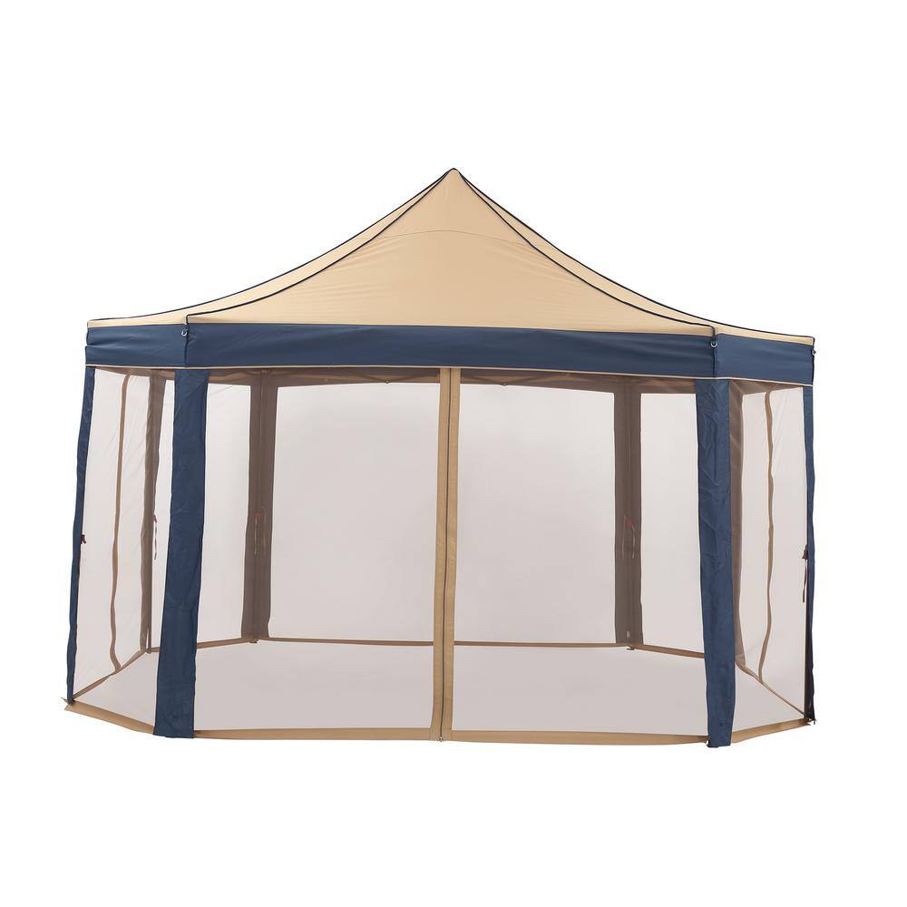 Tatayosi 10 ft. x 13 ft. Brown Outdoor Patio Pop-Up