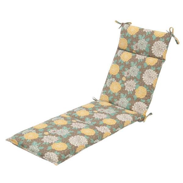 Hampton Bay Petula Outdoor Chaise Lounge Cushion