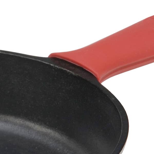 Lodge 10.25 in. Cast Iron Deep Skillet in Black with Lid L8CF3 - The Home  Depot
