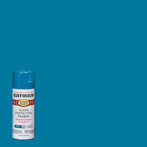 12 oz. Protective Enamel Gloss Lagoon Spray Paint (6-Pack)