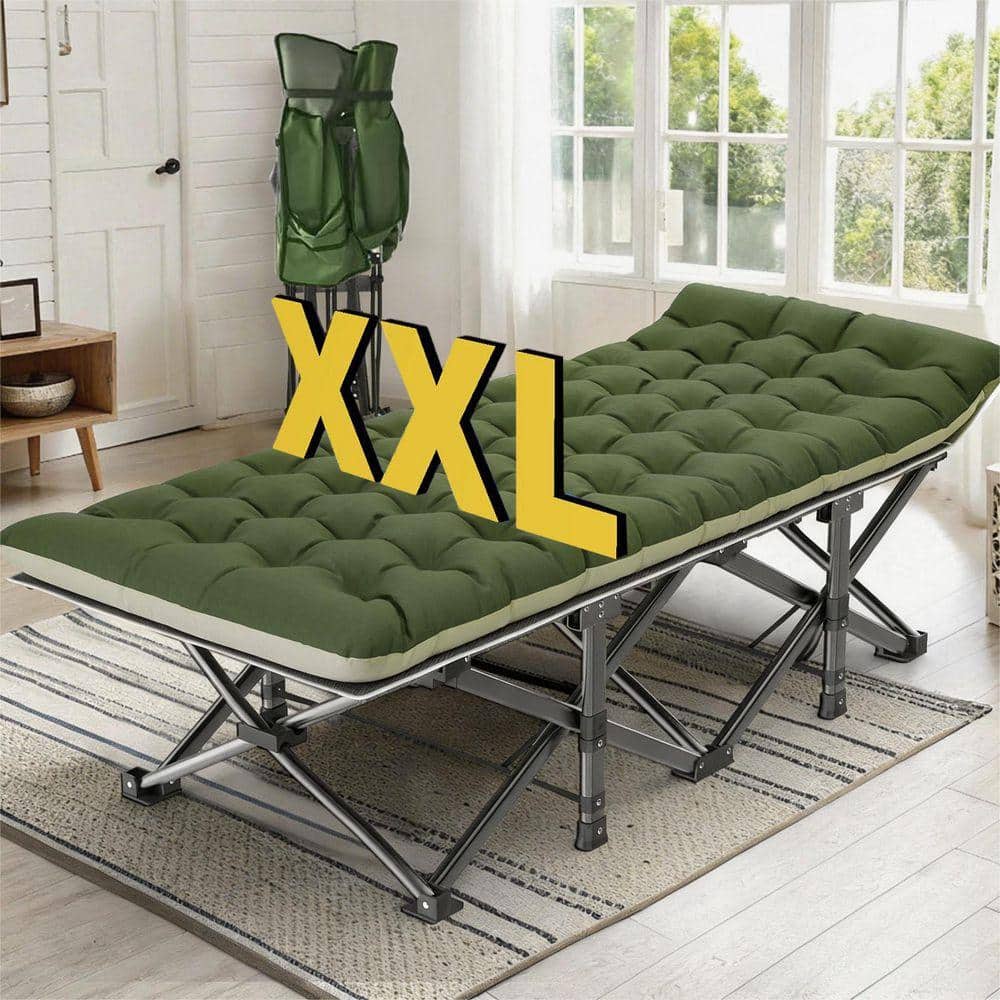 アウトドア寝具 coock SEEUTEK Folding Camping Cot for Adults-Heavy Duty 1200D Oxford